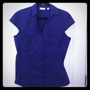 NY&Company Navy Blue Button Up